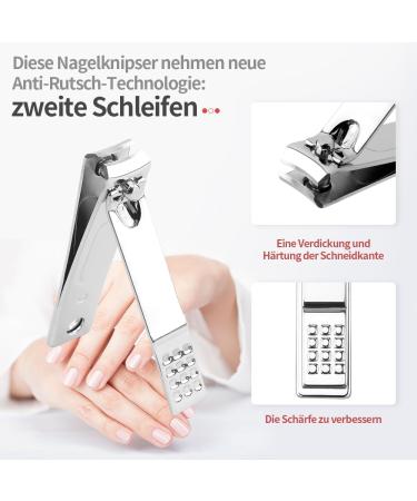 Nail clippers pedicure set manicure set nail scissors nail care set manicure set manicure set men manicure set women manicure set do nails yourself foot care set nail clippers nail Silvery - Buy Online on GoSupps.com