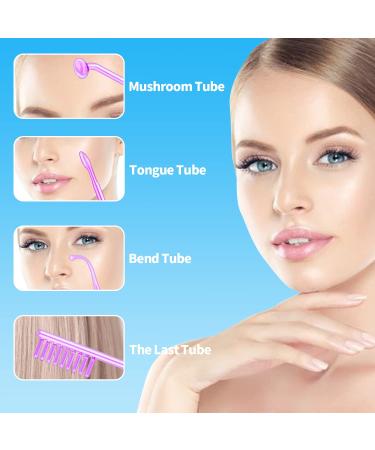 UUPAS High Frequency Facial Wand with 4 Violet Tubes | Portable Handheld Skin Care Machine - Buy Online on GoSupps.com