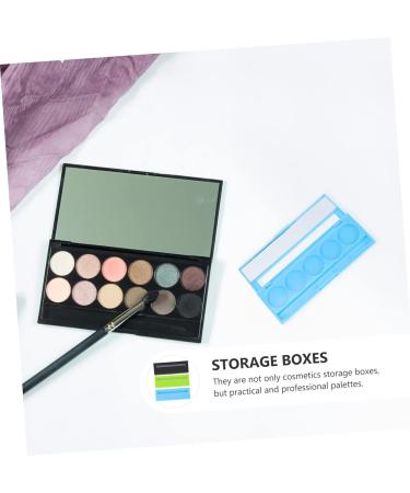  FOYTOKI Rotating Makeup Storage Tray with 5 Compartments for Eyeshadow Lipstick and Blush - Refillable - Buy Online on GoSupps.com