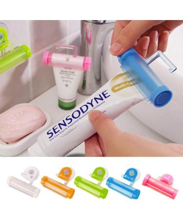 5pcs Multifunction Squeezer Plastic Rolling Tube Tooth Paste Squeezer Useful Toothpaste Dispenser Tube Easy Bathroom Holder - Buy Online on GoSupps.com