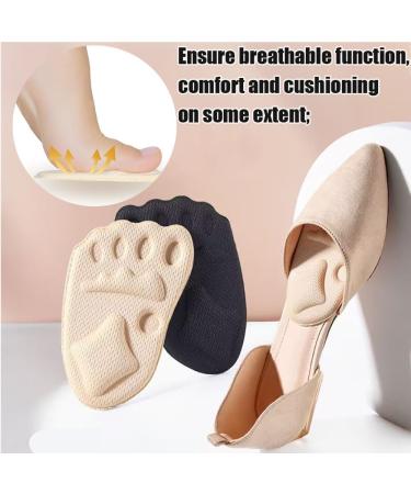 6 Pair High Heel Cushion Pads - Invisible Shoe Fillers Metatarsal & Ball of Foot Cushions Heel Grips Toe Filler Inserts for Perfect Fit | Comfortable & Discreet Insoles for Big Shoes - Buy Online on GoSupps.com