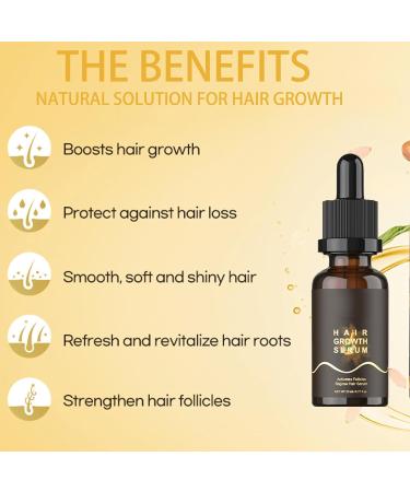 Hair Serum for Hair Growth Ginger Hair Regrowth Serum Ginger Hair Growth Oil for Thinning Repair Hair Follicles Hair Growth Oil for Hair Rapid Growth and Thickening Trengthen Hair Roots 20ML - Buy Online on GoSupps.com
