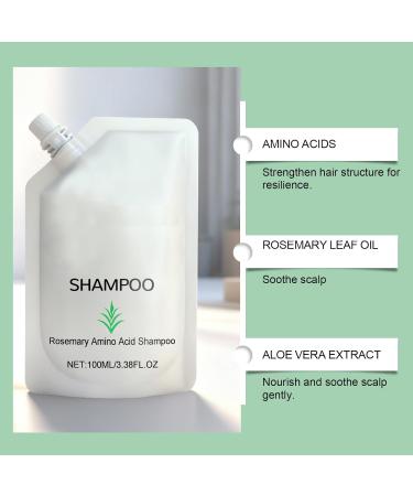  WRANBAO Strengthening repairing and nourishing rosemary shampoo for thinning hair rosemary amino acid shampoo nourishing for hair growth and thickening strengthening and - Buy Online on GoSupps.com