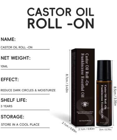 3PCS Organic Castor Oil Roll on Moisturizing Skin Barrier Repair Smooth Skin Soothing Natural Castor Oil - Buy Online on GoSupps.com