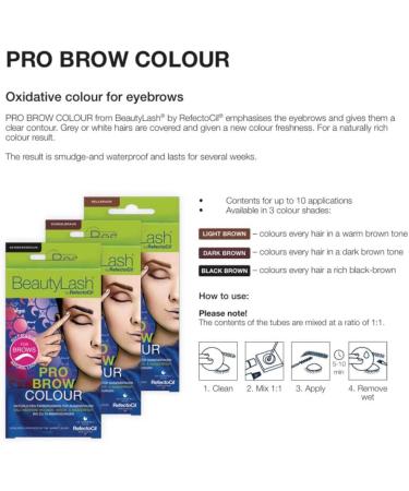 BeautyLash RefectoCil Pro Brown Color Light Brown - Buy Online on GoSupps.com