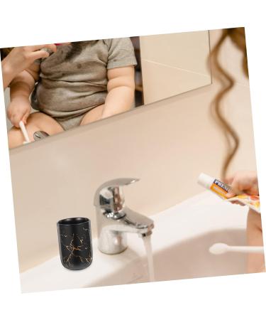 Garneck 5-Piece Multi-Purpose Cup Set - Marble Pattern Makeup & Tooth Brush Holders - Portable Household Storage for Porcelain & Ceramic Cups - Buy Online on GoSupps.com