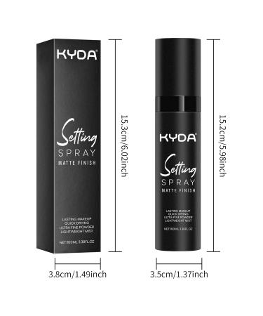 KYDA Makeup Setting Spray | Ultra Fine Lightweight Mist | Long-Lasting Oil Control & Quick Drying | Face Makeup Fixer for All Skin Types - 3.38 Fl Oz - Buy Online on GoSupps.com