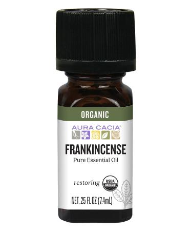 Aura Cacia Organic Frankincense Essential Oil 0.25 fl. oz.