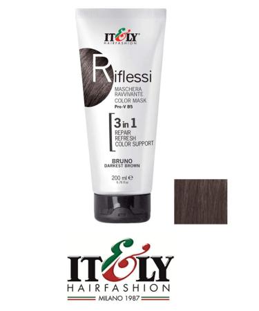 IT&LY Riflessi Color Renewal Mask - Darkest Brown 6.76oz - Buy Online on GoSupps.com