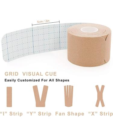 Kreezy Waterproof Athletic Tape - 3 Rolls Kinesiology Tape for Muscle Pain Relief & Joint Support Hypoallergenic Materials - Buy Online on GoSupps.com