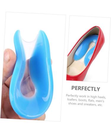 Gatuida Heel Cushion Pads - 4 Pairs U-Shaped Gel Protectors for High Heels | Comfortable Shoe Inserts & Heel Cups - International Shipping Available - Buy Online on GoSupps.com