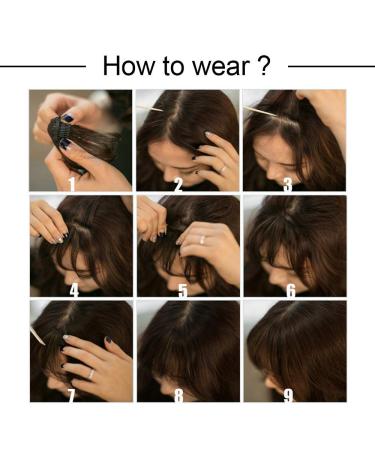 100% Remy Real Hair Clip-In Ponytail with Bangs - Natural Flat Pony Extension in Medium Brown/Blond | VD042A - Buy Online on GoSupps.com