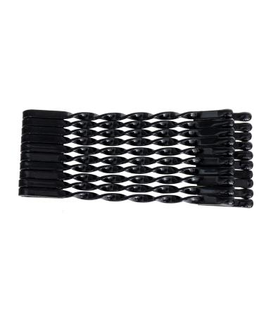 HAARallerliebst Ultra Hold Hair Clips - 24 Black Twist Clips (5 cm) with White Storage Box | International Shipping Available - Buy Online on GoSupps.com