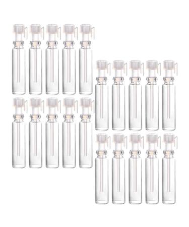 100pcs Test Tube Bottle Empty Bottle Perfume Refillable Sample Bottles Multipurpose Bottle Sub Package Bottle Mini Perfume Sample Vials Convenient Cosmetics Sub Bottle