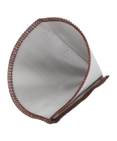 Permanent coffee filter conical robust odorless reusable coffee filter made of 304 precise steel for the office (S for 1 to 2 cups)