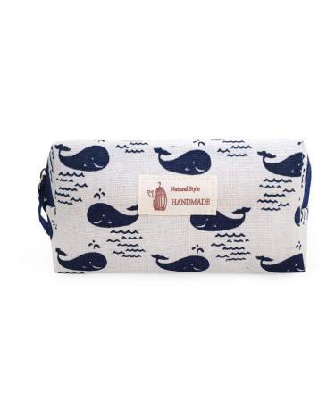 think ECO Menstrual Liner Pads Pouch Sanitary Napkins Bag Secret & Cuty (Size) (M_Whale)