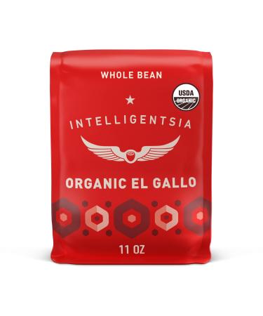 Intelligentsia Coffee, Light Roast Whole Bean Coffee - Organic El Gallo 11 Ounce Bag with Flavor Notes of Milk Chocolate, Honey and Cola, Packaging May Vary El Gallo Organic Breakfast Blend, WB
