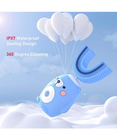 U-Shaped Kids Electric Toothbrush | Whole Mouth Baby Toothbrush (2-6 Year) - Pink - Buy Online on GoSupps.com