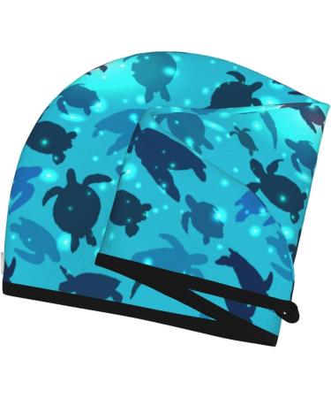 Hair Towel Wrap | Quick Dry Hair Turban with Button | Ideal for World Turtle Day Gifts - Buy Online on GoSupps.com