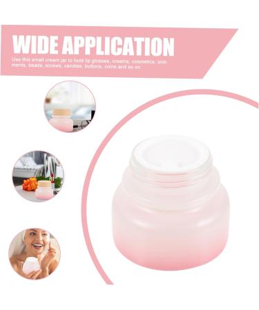 Ipetboom Creami Buttercream Makeup Container Small Jar Travel Jars Refillable Cream Container Sugar Scrub Containers Lotion Jar Cream Bottle Milk Sample Lotion Bottle Empty Bottle Glass - Buy Online on GoSupps.com