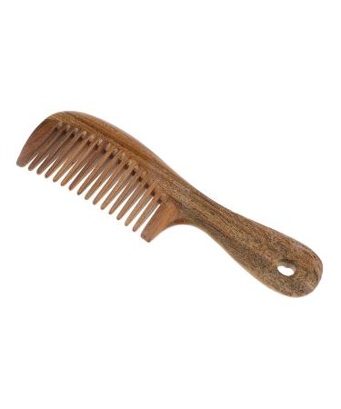 Comb Hair Care Hair Comb Professional Hair Comb Handmade Wooden Hair Comb Brush with Handle Home Salon Hair Cutting Comb Hair Brush (Color : Wide Tooth)