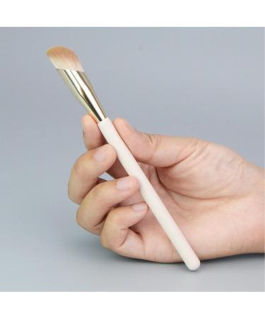 Foundation Makeup Brush | Ultra Thin Blending Tool | Professional Angled Concealer Brush for Travel & Home | Silky Bristles for Flawless Finish - Buy Online on GoSupps.com