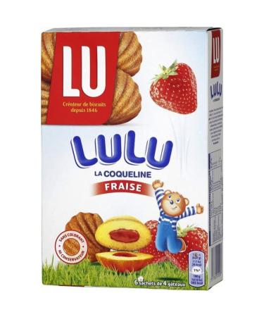 LU Lulu La Coqueline Fraise 165g (pack of 6)