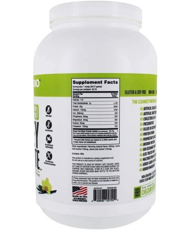 NutraBio Grass Fed Whey Isolate Protein Powder - 25G Protein Sugar Free Vanilla 2 lbs - Lean Muscle Supplement 29 Servings - Shop Internationally - Buy Online on GoSupps.com