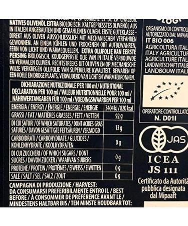  Manfredi Barbera Lorenzo No. 1 Extra Virgin Olive Oil DOP Valli Trapanesi 500ml - Buy Online on GoSupps.com