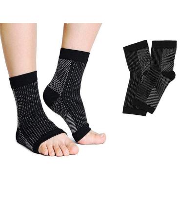 Feifanshop 2 pair of ankle bandage ankle bandage foot bandage for men and women plantar fasciitis socks compression socks for sports football fitness