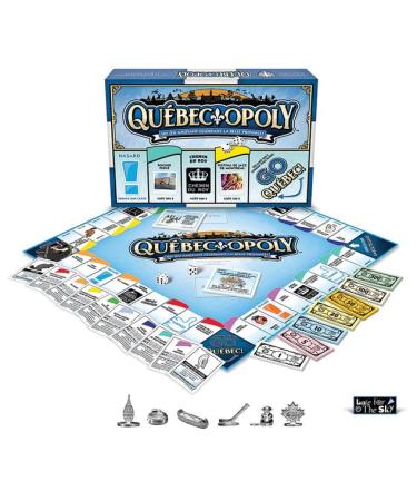 Quebec-Opoly - Un jeu amusant Celebrant La Belle Province! - for 2 to 6 Players Ages 8 and up