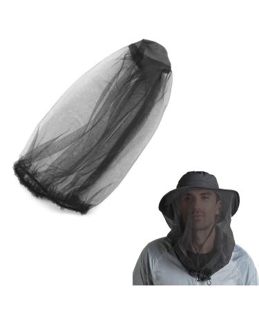 Zeayebsr 4 Pack Black Mosquito Repellent Insect Protection Balaclava for Outdoor Camping and Travel