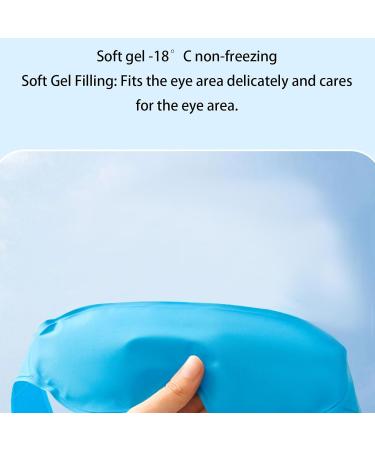 Wpsagek Cooling Eye Cover | Reusable Eye Cooling Masque Gel | Shading Design Sleeping Tool for Business Trip Travel Home and Car - Buy Online on GoSupps.com