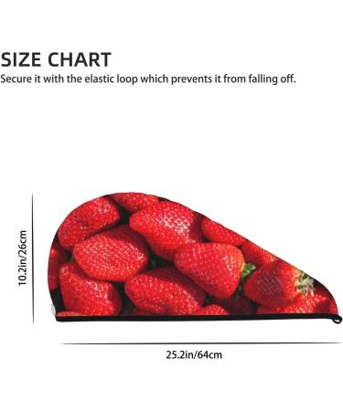 Strawberry Red Microfiber Hair Towel - Super Absorbent Quick Dry Wrap for Women | Coral Velvet Cap for Long Curly & Thick Hair - Buy Online on GoSupps.com