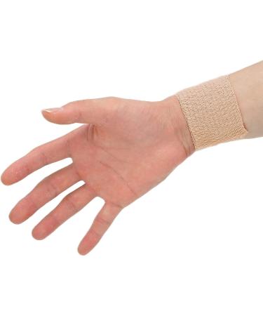 Aladeno Self Adhesive Bandage - Elastic Breathable Sports Tape for Wrist & Ankle - Cohesive Wrap Rolls (Skin Color) - International Shipping Available - Buy Online on GoSupps.com