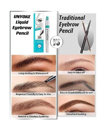 Buy Waterproof Eyebrow Microblading Pen - Natural-Looking Liquid Eyebrow Pencil in Light Brown | International Shipping Available - Buy Online on GoSupps.com