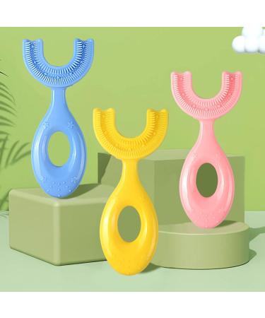 U-Shaped Silicone Toothbrush for Kids | 360-Degree Bristle Design | Food-Safe Healthy Oral Care for Ages 6-12 - Buy Online on GoSupps.com