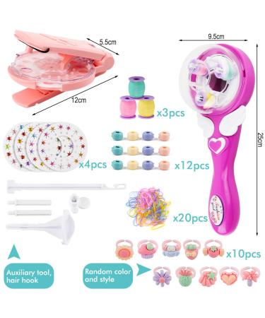 Philoctes Hair Bedazzler Kit | Automatic Hair Braider & DIY Styling Tool with 60 Hair Gems | Perfect Gift for Girls - Buy Online on GoSupps.com