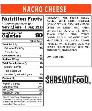Shrewd Food Nacho 8ct POP Case 0.74oz. - Buy Online on GoSupps.com