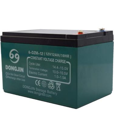 12V 12AH Rechargeable Battery for Electric Bikes Scooters & Go Karts - 6-DZM-12 Pack - Buy Online on GoSupps.com
