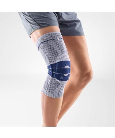 Bauerfeind - GenuTrain - Knee Brace - Targeted Support for Pain Relief and Stabilization of The Knee, Provides Relief of Weak, Swollen, and Injured Knees 3 Titanium