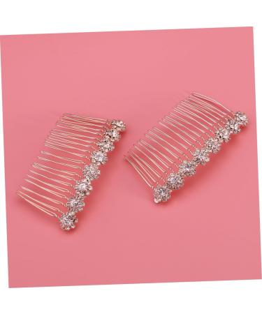 DOITOOL Comb Hair Clip Hair Pin Hair Barrettes Rhinestone Bobby Pins Accessories Alloy Bride - Buy Online on GoSupps.com