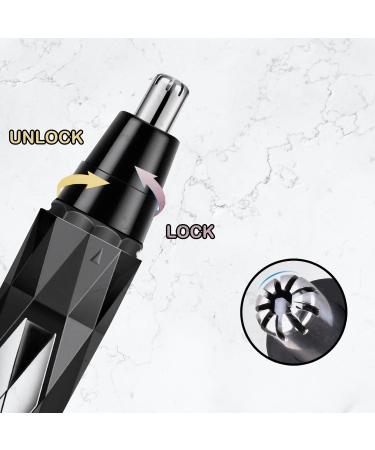 Rechargeable Ear and Nose Hair Trimmer for Men & Women - Dual Edge Blades for Painless Cutting Perfect for Eyebrows & Facial Hair - Buy Online on GoSupps.com