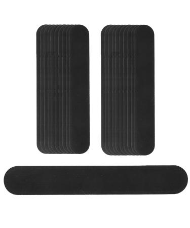 Collar Protector Sweat Pads Disposable Collar Absorbent Shirt Pad Neck Liner Pads Protector Prevent Sweat Stains Black
