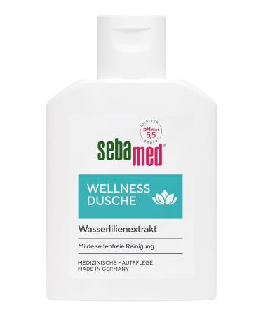 SEBAMED Sebamed Wellness shower 50 ml in a convenient travel size for on the go shower gel for men and women with treatment complex based on water lily and allantoin extract