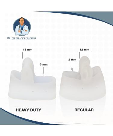 Dr. Frederick's Original Bunion Pad & Toe Spacer - 2-Piece Set for Pain Relief - Soft Gel Separators for Bunions & Tailor's Bunions - Heavy Duty - One Size Fits All - Buy Online on GoSupps.com
