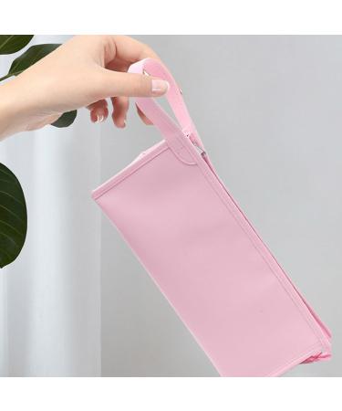 Tainrunse Hair Dryer Curling Iron Storage Bag Carrying Waterproof Stain-Resistant with Handle Easy to Carry Pink - Buy Online on GoSupps.com