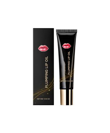 QGuoJie Instant Plumping Lip Serum & Boosting Oil 15ML Moisturizing Nonsticky Shine Reduces Fine Lines Hydrating Lip Plumper for Dry Lips Women and Men 1
