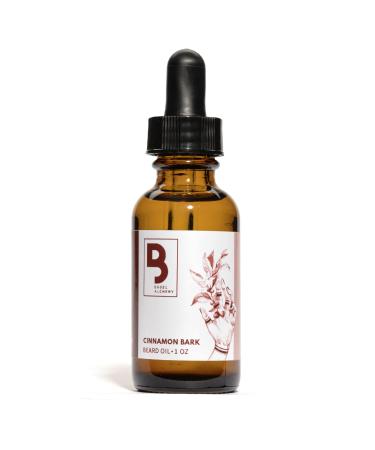 Babel Alchemy Beard Oil and Conditioner - All Natural Organic Grooming Oil for Conditioning Softening and Promoting Growth for Mens Beards and Mustaches (Cinnamon Bark)