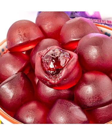 Peeling Fruit Fudge 50% Fruit Juice Content Candy Assorted Chewing Candy Green Grape Litchi Fruit Flavor Soft Candy Toffee Sweets desserts Casual Snacks gift pack (5bag Purple grape flavor) 5bag Purple grape flavor - Buy Online on GoSupps.com